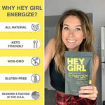 Hey Girl Energize Tea - Herbal Energy Tea Blend with Yerba Mate, Oolong, Ginger, & Green Tea - Morning Boost Coffee Alternative - Caffeinated Tea Bags for Energy and Focus for Women