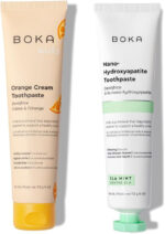 Boka Fluoride Free Toothpaste- Nano Hydroxyapatite, Remineralizing, Sensitive Teeth, Whitening- Dentist Recommended for Adult, Kids Oral Care- Watermelon Mint Flavor, 4Oz 1Pk - US Manufactured