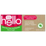 Hello Fresh Watermelon Fluoride Free Kids Toothpaste, 4.2 Oz Tube