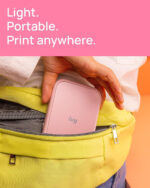 Canon Ivy 2 Mini Photo Printer, Print from Compatible Ios & Android Devices, Sticky-Back Prints, Blush Pink