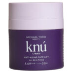 MICHAEL TODD Beauty KNU Cream – Face Lifting, Brightening & Tightening Cream – for Moisturizing & Rejuvenating – with Bakuchiol, Peptides & Snail Secretion – for All Skin Types – 1.68 Fl Oz/50 Ml