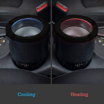 Portable 2-In-1 Smart Car Cup Heating & Cooling,Coffee Car Mug Holder Perfect Car Holder for Commuter/Road Tripper Present (Black)