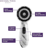 Michael Todd Beauty Soniclear Allure 2024 Best of Beauty Winner Facial Cleansing + Exfoliation Brush System with 3 Speeds, Serum Infusion Head + Travel Case