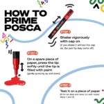 Posca Markers Set, 8 Medium Paint Markers 5M – Portrait Tones – Beige, Satin Pink, Powder Pink, Coral Pink, Chestnut, Brown, Cacao Brown, Dark Brown