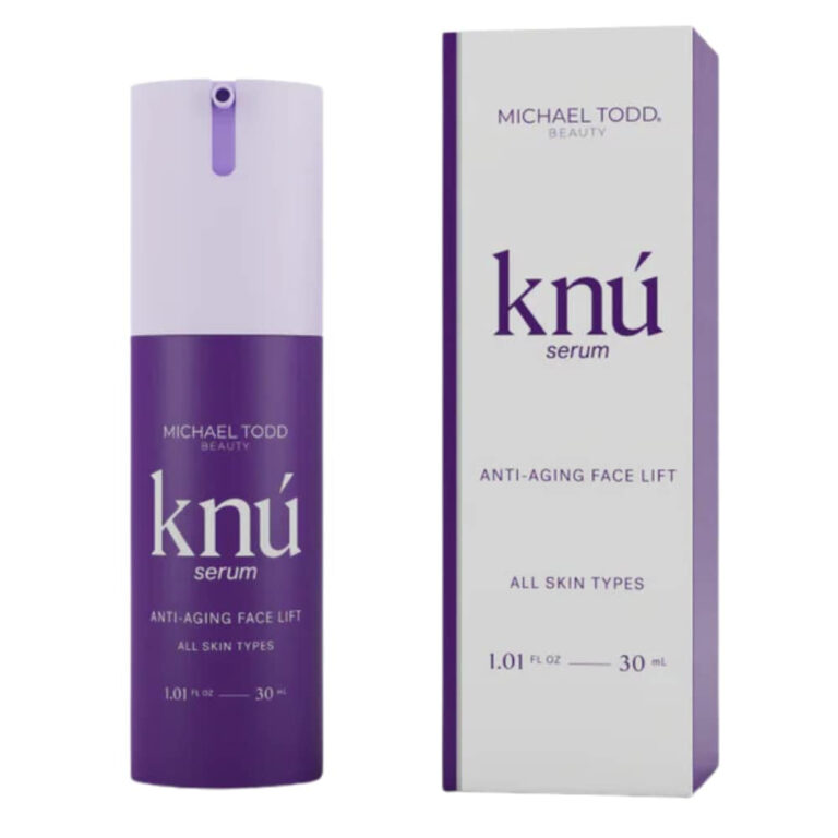 Michael Todd Beauty KNU Serum – Face Lifting, Brightening & Tightening Serum – for Restoring & Rejuvenating – with Aloe Vera, SSF, Peptides & Botanical Extracts – for All Skin Types – 1.01 Fl Oz/30 Ml