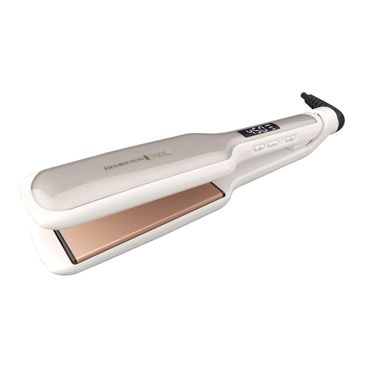 Remington Shine Therapy 2 Inch Hair Straightener Iron, Flat Iron for Hair Infused with Argan Oil & Keratin, Professional Ceramic Flat Iron for Less Frizz, Shinier & Smoother Hair, Hair Styling Tools