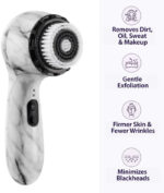 Michael Todd Beauty Soniclear Allure 2024 Best of Beauty Winner Facial Cleansing + Exfoliation Brush System with 3 Speeds, Serum Infusion Head + Travel Case