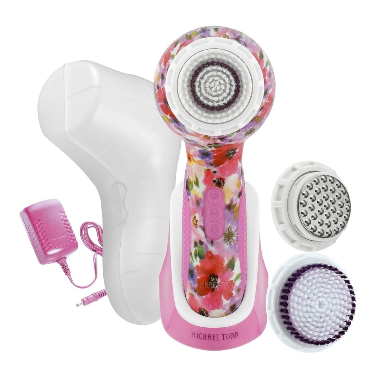 Michael Todd Beauty - Soniclear Elite - Facial Cleansing Brush System - 6-Speeds - Face Cleansing Brush & Exfoliating Body Scrubber