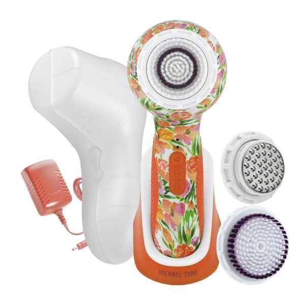 Michael Todd Beauty - Soniclear Elite - Facial Cleansing Brush System - 6-Speeds - Face Cleansing Brush & Exfoliating Body Scrubber