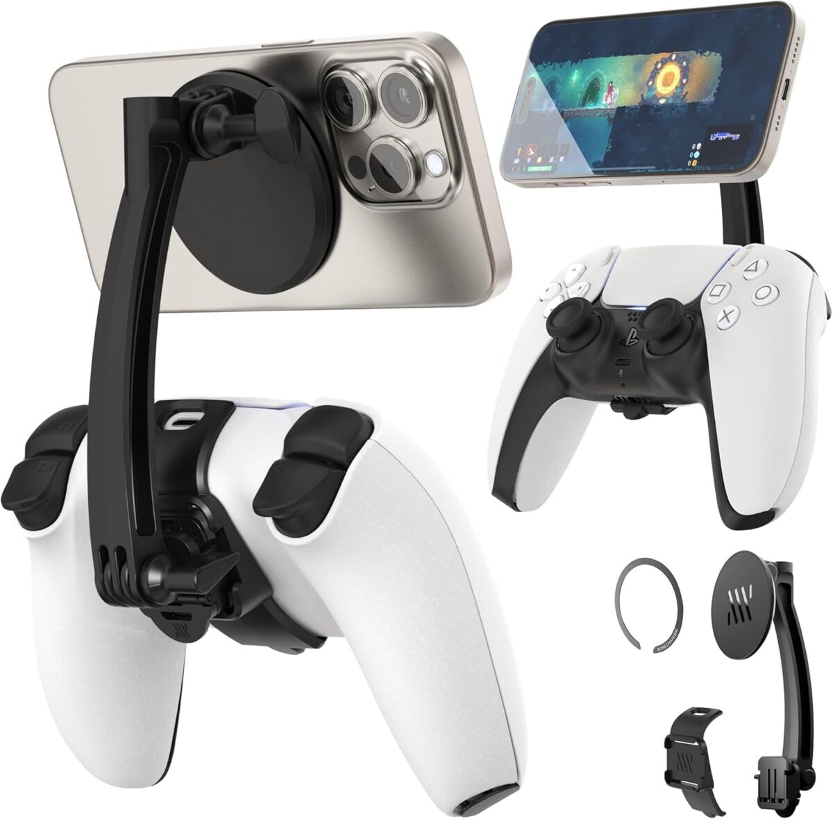 Mechanism Phone Mount Controller Bundle for Xbox Series X/S Wireless Controller | Use Our Xbox Controller Mount for Any Iphone or Android | Easily Adjust Our Xbox Controller Phone Mount to Any Angle