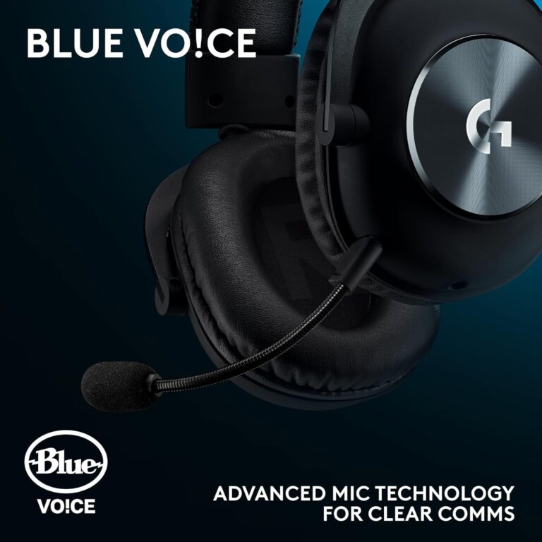 Logitech G Pro X SE Wired Gaming Headset: Blue VO!CE Detachable Boom Mic, DTS 7.1, 50 Mm Drivers, Usb/3.5Mm Aux, USB DAC Included, for PC, Xbox, PS5, PS4 - Black - G Pro X SE Wired Gaming Headset