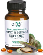 GLX3 Joint Support Extra Strength Omega-3 Supplement | Premium New Zealand Green Lipped Mussel Oil - Comfort, Flexibility, Muscle Recovery - ETA EPA DHA Omega 3 Supplement Capsules by Haka Life