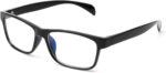 ANYLUV Blue Light Blocking Glasses Men Computer Gaming Glasses Lightweight Al-Mg Metal anti Eyestrain UV400 Clear Lens Eye Protection