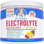 Dr. Danielle'S Original Electrolyte Powder - Hydration Drink Mix Supplement - Boosts Energy & Keto-Friendly - No Maltodextrin & Sugar Free - Raspberry Lemonade Flavor