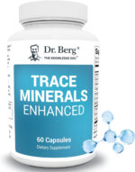 Dr. Berg Trace Minerals Enhanced Complex - Complete with 70+ Minerals Including 10 Mg of Zinc - Dietary Supplement - 60 Capsules