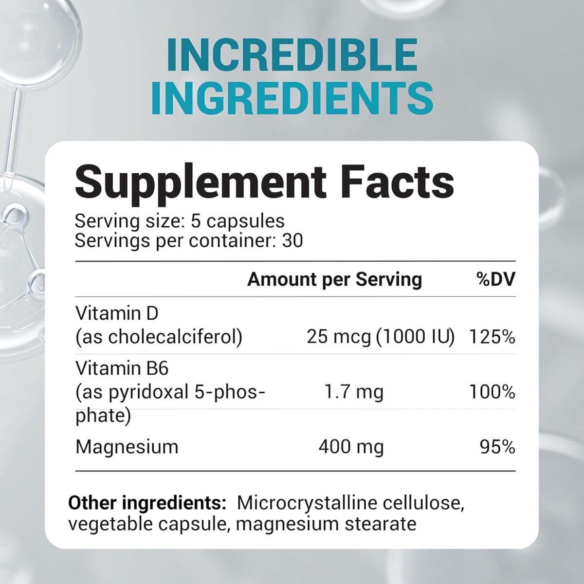 Dr. Berg Magnesium Glycinate 400 Mg – Chelated Magnesium Supplement with Vitamin D and B6 for Stress Support, Relaxation, and Good Sleep – 150 Vegetable Capsules High Absorption for Overall Wellness