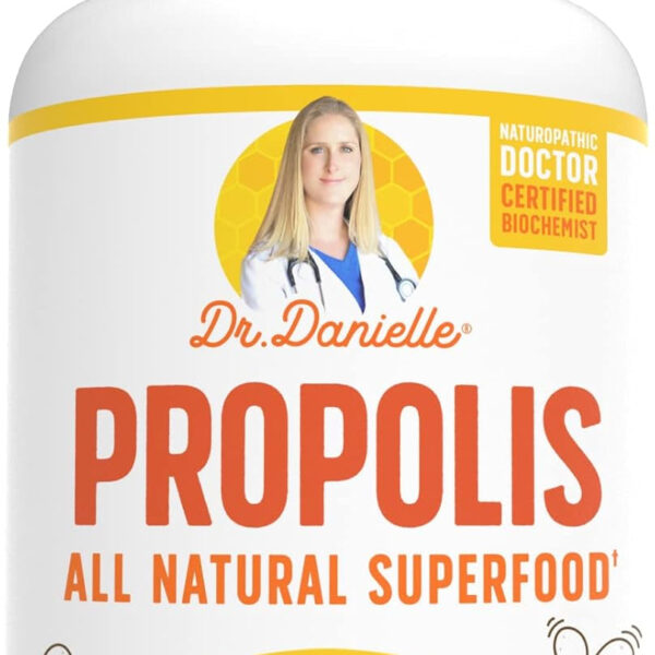 Bee Propolis from Dr. Danielle, Best Bee Propolis Supplement, 500Mg 120 Capsules