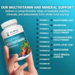 Dr. Berg Whole Food Multivitamin with Minerals - Daily Multivitamin for Men and Women - Includes Premium Whole Food Fruits and Vegetable Blend with Folate, Alpha-Lipoic Acid and More - 60 Capsules