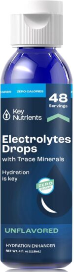 KEY NUTRIENTS Multivitamin Electrolytes Powder No Sugar - Refreshing Lemonade Electrolyte Powder - Sodium & Energy Supplement - Hydration Powder - No Calories - 90 Servings - Made in USA