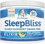 Doctor Danielle Sleep Bliss - All Natural Melatonin Sleep Supplement, Support & Relief Drink Mix