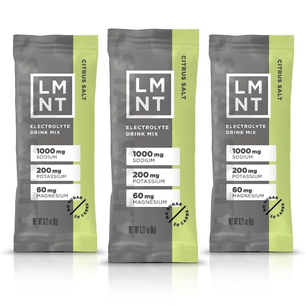 LMNT Zero Sugar Electrolytes - Citrus Salt | Drink Mix | 30-Count