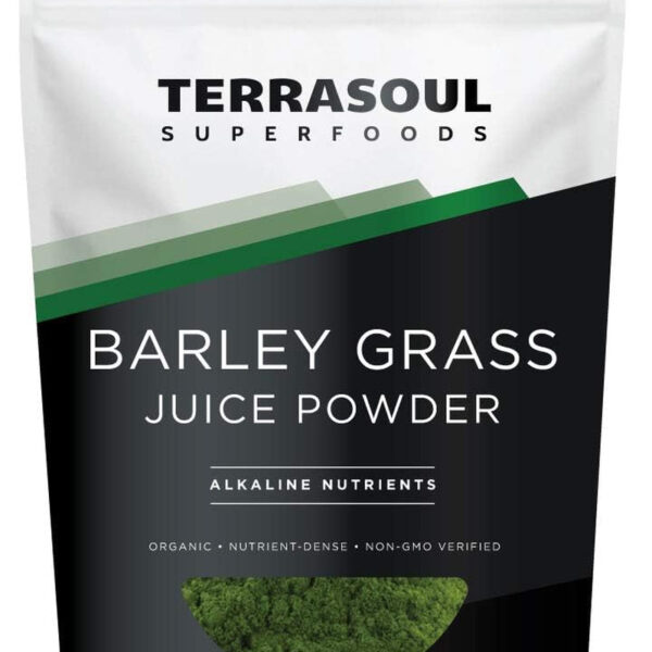 Terrasoul Superfoods Organic Barley Grass Juice Powder, 5 Oz - USA Grown | Made from Concentrated Juice | Superior to Barley Grass