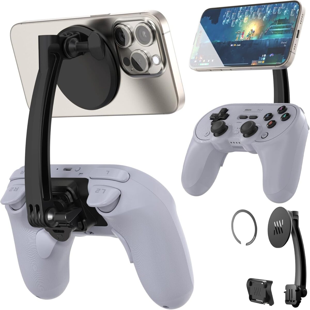 Mechanism Phone Mount Controller Bundle for Xbox Series X/S Wireless Controller | Use Our Xbox Controller Mount for Any Iphone or Android | Easily Adjust Our Xbox Controller Phone Mount to Any Angle