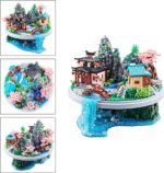 7626 PCS Micro Building Blocks Set Chinese Peachtree Model for Adults Decorative Creative Toy Present for Children Age of 14+ Cherry Blossom Tree Building Set