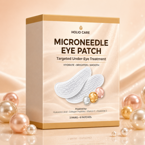 Microneedle Eye Patches 丨 Eye Mask with Hyaluronic Acid and Collage for Dark Circles for Women 丨 Hydrate and Moisturize, Firm the Skin, Reduce dull I 3 Pairs - 6 Pieces